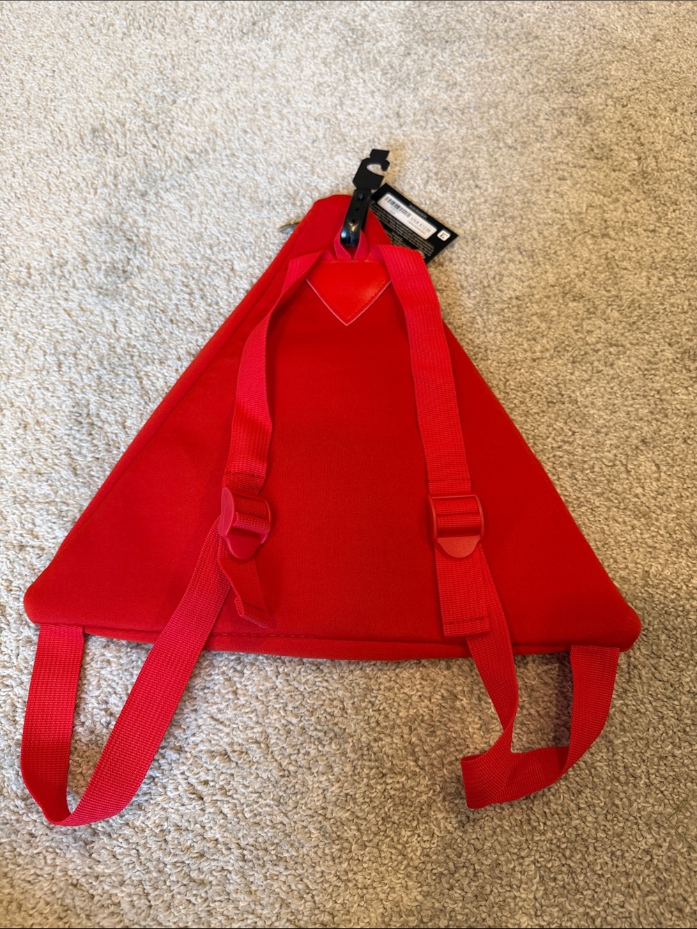 Carmen Sandiego Red Triangle Sling Backpack - Picture 2 of 3